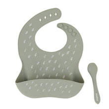Load image into Gallery viewer, All4Ella Silicone Bib with Spoon