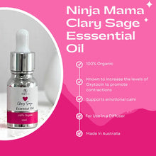 Load image into Gallery viewer, Ninja Mama Clary Sage Labour & Postpartum Support Oil Roller - 10ml
