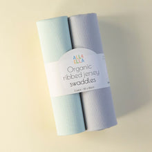 Load image into Gallery viewer, All4Ella Ribbed Jersey Swaddles 2pk