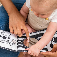 Load image into Gallery viewer, Tiny Love Black & White Decor Double Sided Book