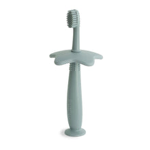 Load image into Gallery viewer, Mushie Silicone Training Toothbrush