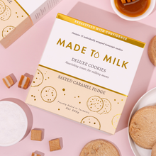 Load image into Gallery viewer, Made to Milk Deluxe Salted Caramel Fudge Cookie