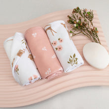 Load image into Gallery viewer, Living Textiles 3-pack Wash Cloths / Lingettes
