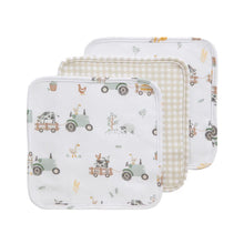Load image into Gallery viewer, Living Textiles 3-pack Wash Cloths / Lingettes