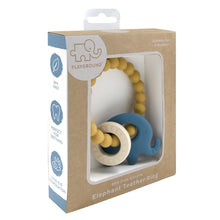 Load image into Gallery viewer, Playground Silicone Elephant Teether (Silicone Ring)