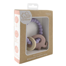 Load image into Gallery viewer, Playground Silicone Elephant Teether (Silicone Ring)