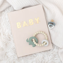 Load image into Gallery viewer, Playground Silicone Elephant Teether (Silicone Ring)