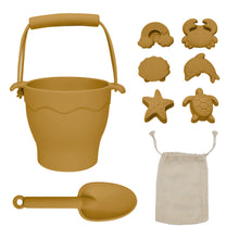 Load image into Gallery viewer, Playground Silicone 8 piece Bucket & Spade Set