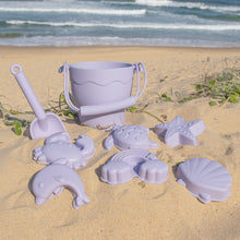 Load image into Gallery viewer, Playground Silicone 8 piece Bucket & Spade Set