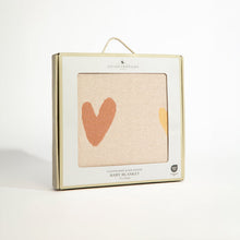 Load image into Gallery viewer, Living Textiles Jacquard Baby Blanket - Bohemian Bliss Hearts