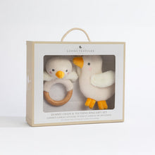 Load image into Gallery viewer, Living Textiles Dummy Chain & Teething Ring Gift Set