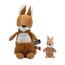 Load image into Gallery viewer, Les Ptipotos Mum & Baby Plush Toys - AUSTRALIANA