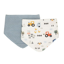 Load image into Gallery viewer, All4Ella Bandana Bibs 2pk