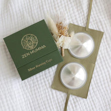 Load image into Gallery viewer, Zen Mumma Deluxe Silver Nursing Cups