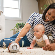 Load image into Gallery viewer, Tiny Love Black & White Decor Tummy Time Mobile Entertainer 2-in-1