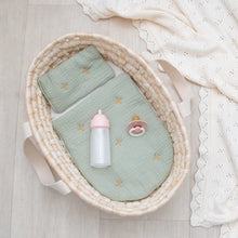 Load image into Gallery viewer, Living Textiles Rattan Doll Moses Basket