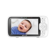 Load image into Gallery viewer, Oricom Nursery Pal Skyview 5" Smart HD Baby Monitor with Cot Stand (OBH650P)