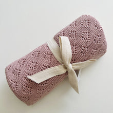 Load image into Gallery viewer, Mini & Me Diamond Knit Baby Blanket