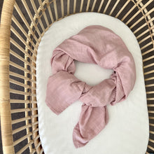 Load image into Gallery viewer, Mini & Me Lace Trim Cotton Swaddle