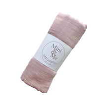 Load image into Gallery viewer, Mini & Me Lace Trim Cotton Swaddle
