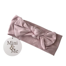 Load image into Gallery viewer, Mini & Me Topknot Headband