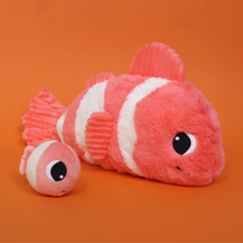 Load image into Gallery viewer, Les Ptipotos Mum & Baby Plush Toys - OCEANA