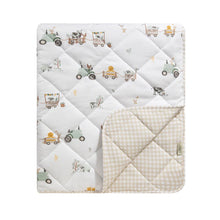 Load image into Gallery viewer, Living Textiles Reversible Quilted Cot Comforter