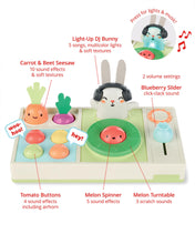 Load image into Gallery viewer, Skip Hop Farmstand let the beet drop DJ set