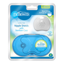 Load image into Gallery viewer, Dr Browns Nipple Shields with Steriliser Case