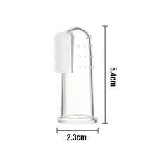 Load image into Gallery viewer, Haakaa Silicone Finger Brush Stage 1 - Clear/1 pack