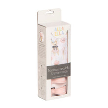 Load image into Gallery viewer, All4Ella Bamboo Swaddle & Pram Peg Gift Set