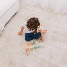 Load image into Gallery viewer, Bubble Wooden Numbers & Blocks Counting Set