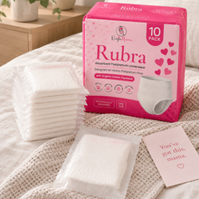 Load image into Gallery viewer, Ninja Mama Rubra Absorbent Disposable Postpartum Underwear - 10 pack
