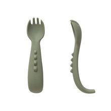 Load image into Gallery viewer, All4Ella Comfy Grip Silicone Forks 2pk