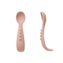 Load image into Gallery viewer, All4Ella Comfy Grip Silicone Spoons 2 pk