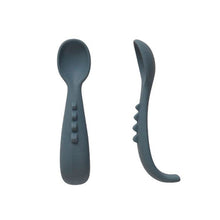 Load image into Gallery viewer, All4Ella Comfy Grip Silicone Spoons 2 pk