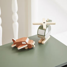 Load image into Gallery viewer, FLEXA Play Wooden Helicopter & Plane