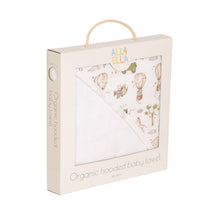 Load image into Gallery viewer, All4Ella Organic Hooded Baby Towel