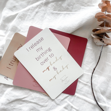 Load image into Gallery viewer, Jenise Pregnancy and Labour Affirmation Cards