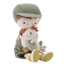 Load image into Gallery viewer, Little Dutch Cuddle Doll Farmer Jim & Chicken