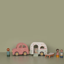Load image into Gallery viewer, Little Dutch Wooden Toy Car with Caravan
