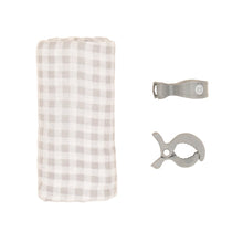 Load image into Gallery viewer, All4Ella Organic Cotton Muslin Swaddle & Pram Peg x 2 Gift Set
