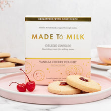 Load image into Gallery viewer, Made to Milk Vanilla Cherry Delight Cookie