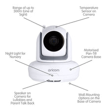 Load image into Gallery viewer, Oricom Secure875 5"Touchscreen Video / Audio Baby Monitor (SC875)