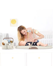 Load image into Gallery viewer, Skip Hop Nursery Style Light Up Nappy / Diaper Caddy - Oat