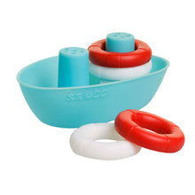 Load image into Gallery viewer, Ubbi Boat & Buoys Bath Toy