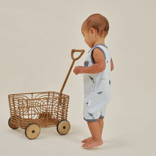 Load image into Gallery viewer, Aster & Oak Orca Henley Romper