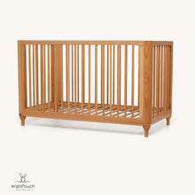 Load image into Gallery viewer, Lyra Convertible Cot Beechwood