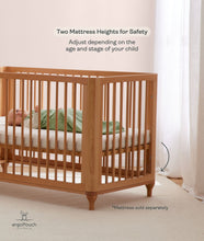 Load image into Gallery viewer, Lyra Convertible Cot Beechwood