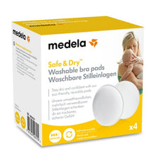 Load image into Gallery viewer, Medela Washable Bra Pads 4pk
